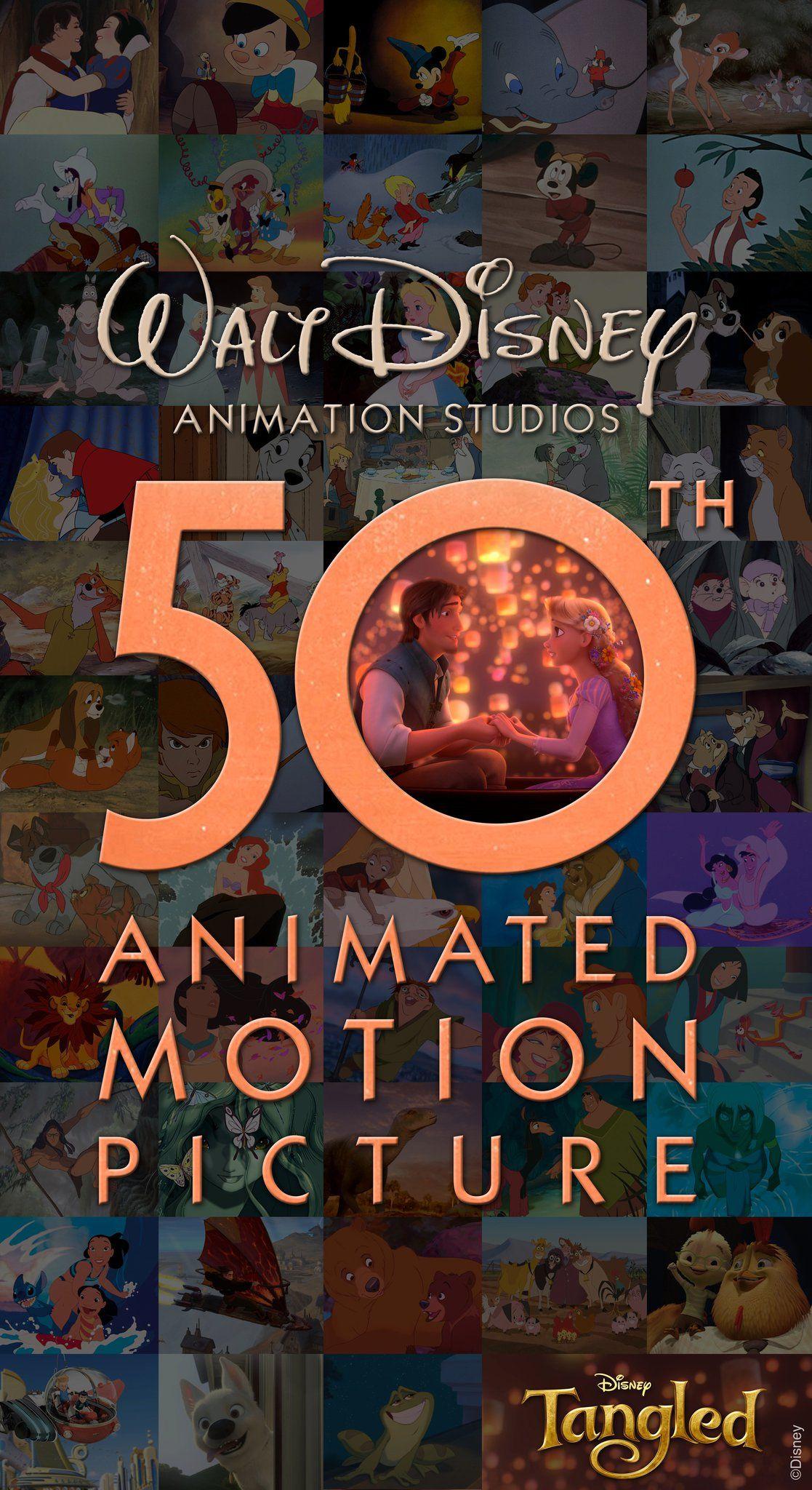 Walt Disney 50th Animation Logo - Watching All 51 Disney Animated Films During 2011 | Stanford Clark