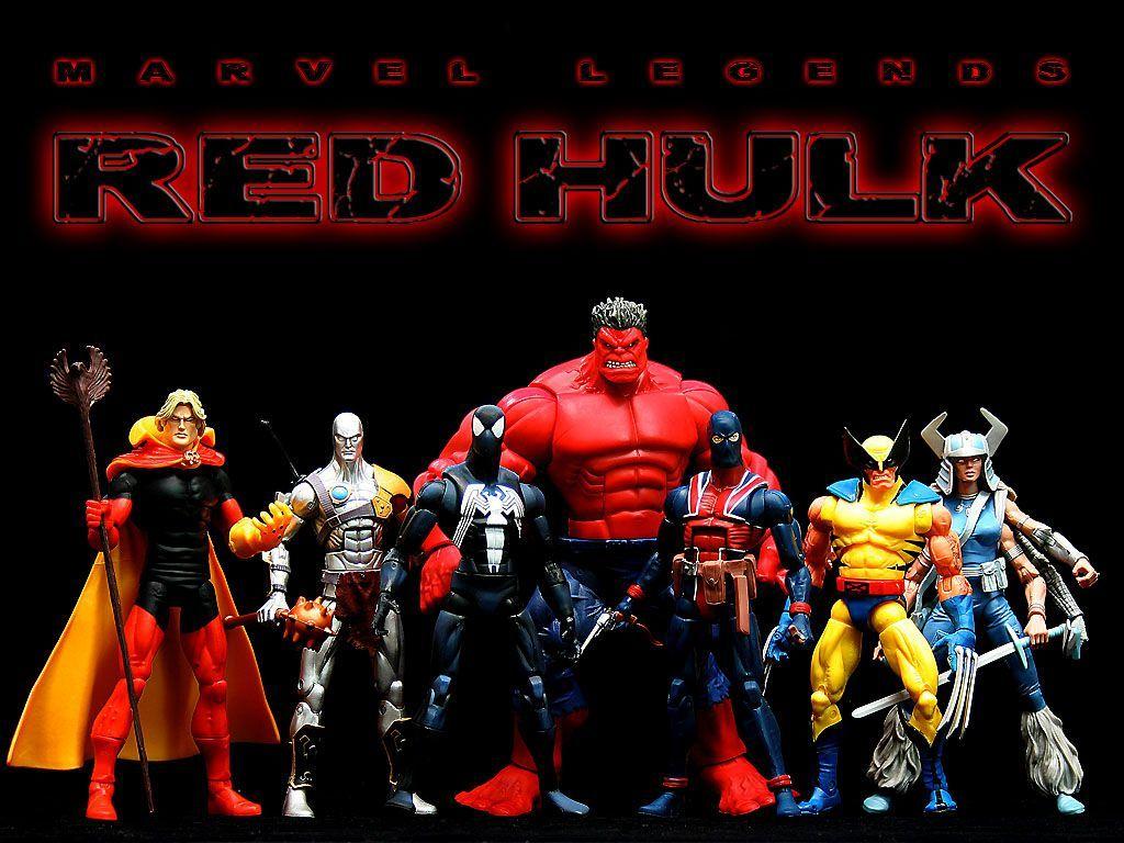 Red Hulk Logo - MarvelLegends.Net - Marvel Legends Red Hulk Series