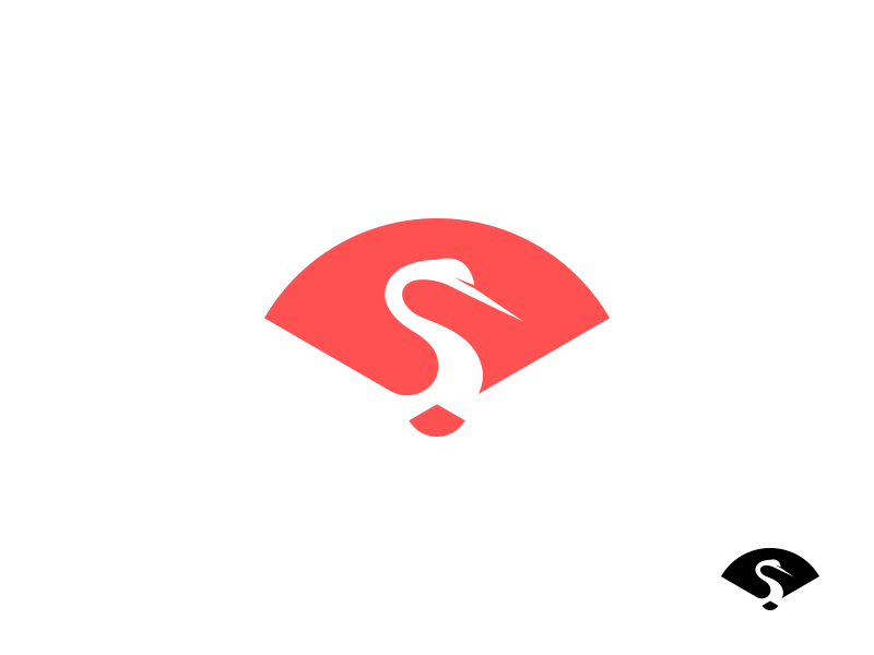 Crane Red Logo - Fan by SEE | Dribbble | Dribbble