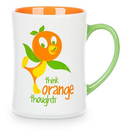 Orange Bird Logo - Disney Coffee Cup - The Orange Bird - Think Orange Thoughts