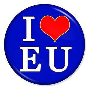 European Union Logo - I LOVE (heart) EU EUROPEAN UNION FLAG 25mm 1