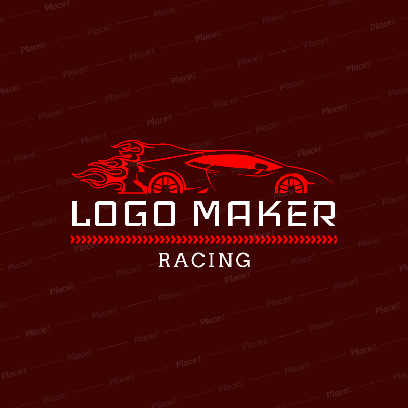 Auto Racing Logo - Placeit Logo Design Template for Auto Race Teams