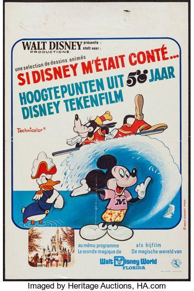 Walt Disney 50th Animation Logo - Walt Disney's 50th Anniversary Show & Other Lot Elan. Lot