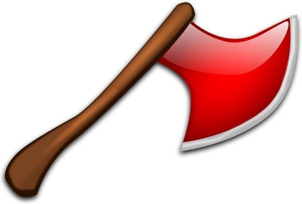 Red Axe Logo - Red Axe Free vector in Open office drawing svg ( .svg ) vector