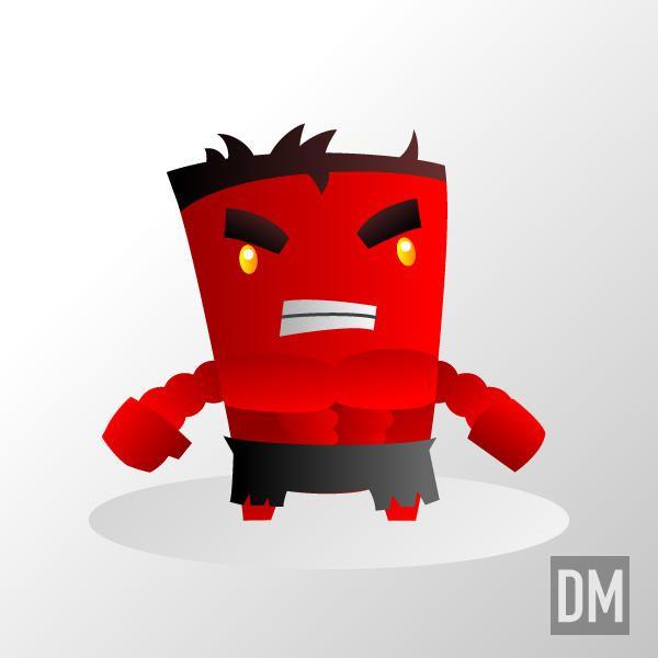 Red Hulk Logo - Red Hulk by DanielMead on DeviantArt