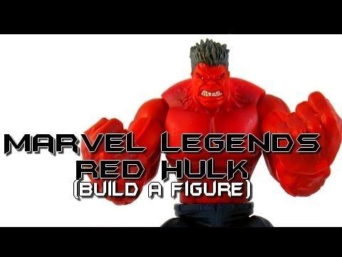Red Hulk Logo - Marvel Legends Red Hulk (BAF) Review. - YouTube