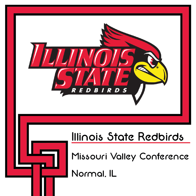 Illinois St Redbirds Logo - Logo-Pedia: Illinois State Redbirds - Spor Repor