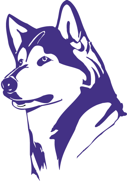 Washington Huskies Football Logo - Purple Washington Huskies Logo. Kraz Kat. Husky