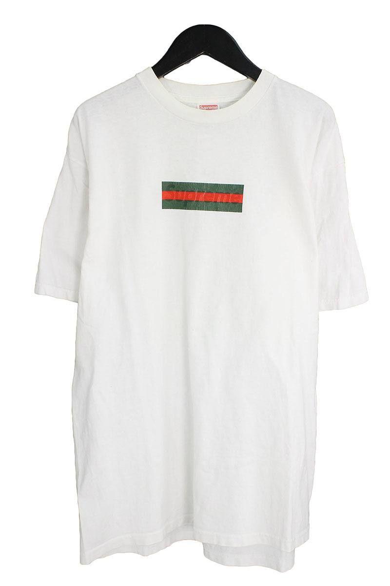 Gucci Supreme Box Logo - RINKAN: シュプリーム /SUPREME Gucci Gucci box logo T-shirt (L/ white ...
