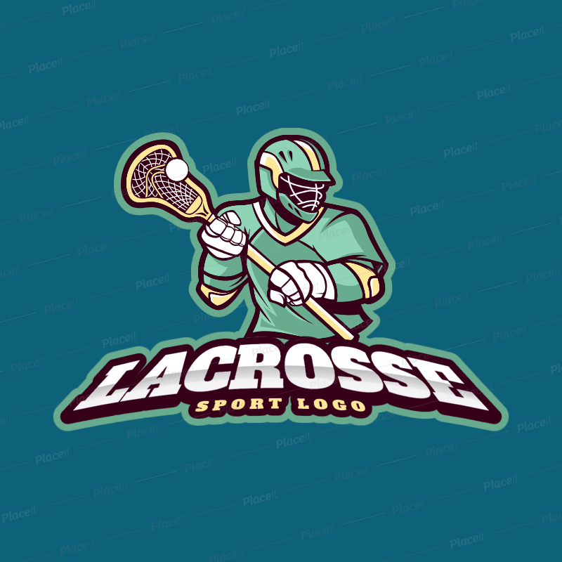 Cool Lacrosse Logo - Placeit Logo Design Template