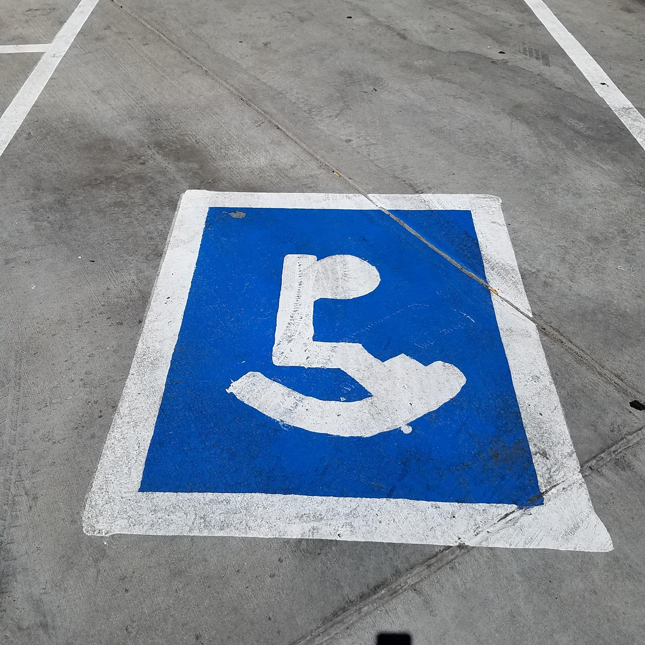 Grey and Blue Handicap Logo - This attempt at the handicap symbol : CrappyDesign