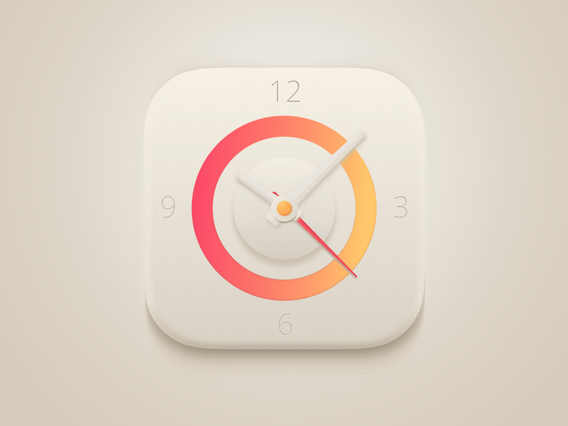 Clock App Logo - Clock App Icon Sketch freebie - Download free resource for Sketch ...