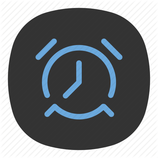 Clock App Logo - Alarm, app, clock, mobile, notifications, reminder, ui icon