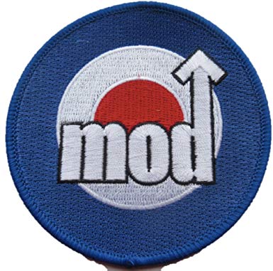 Red White Blue Arrow Logo - New Mod Arrow Target Embroidered Patch (Blue/Red/White): Amazon.co ...