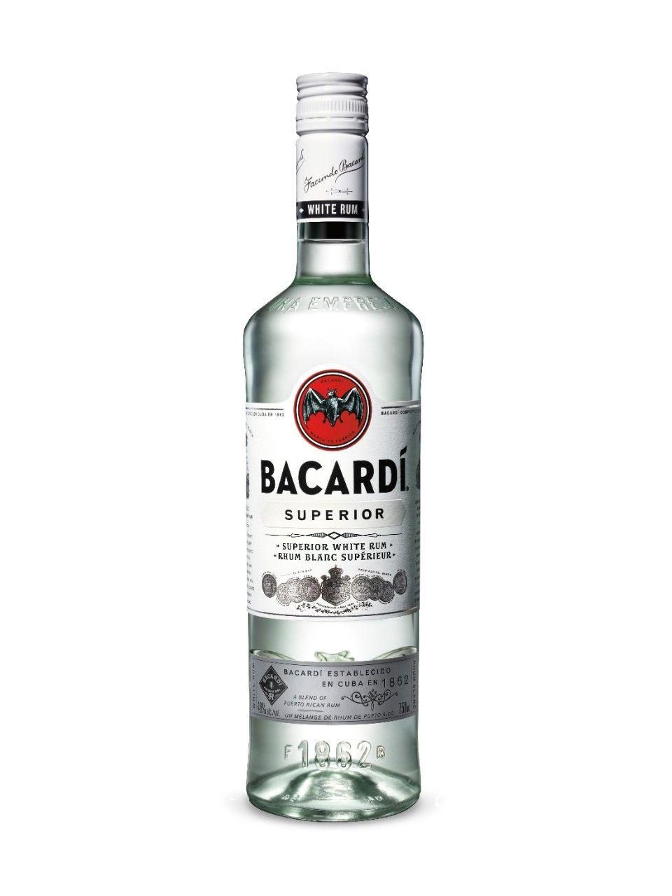 New Bacardi Bottle Logo - Bacardi Superior Rum
