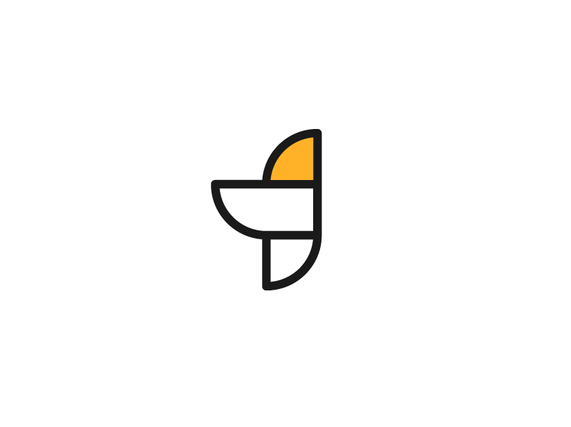 Orange Bird Logo - T + Bird logo