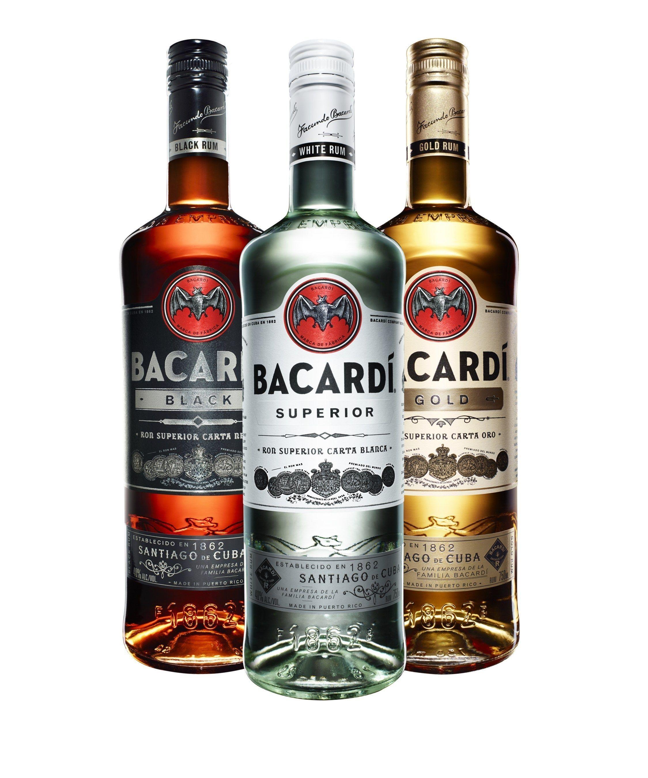 New Bacardi Bottle Logo - Bacardi® Rum Unveils Bold New Pack Design