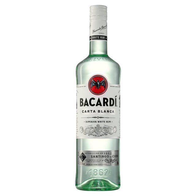 New Bacardi Bottle Logo - Bacardi Carta Blanca 70cl from Ocado