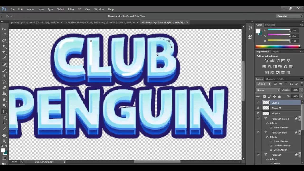 Club Penguin Logo - Club Penguin Island Logo Tutorial - YouTube