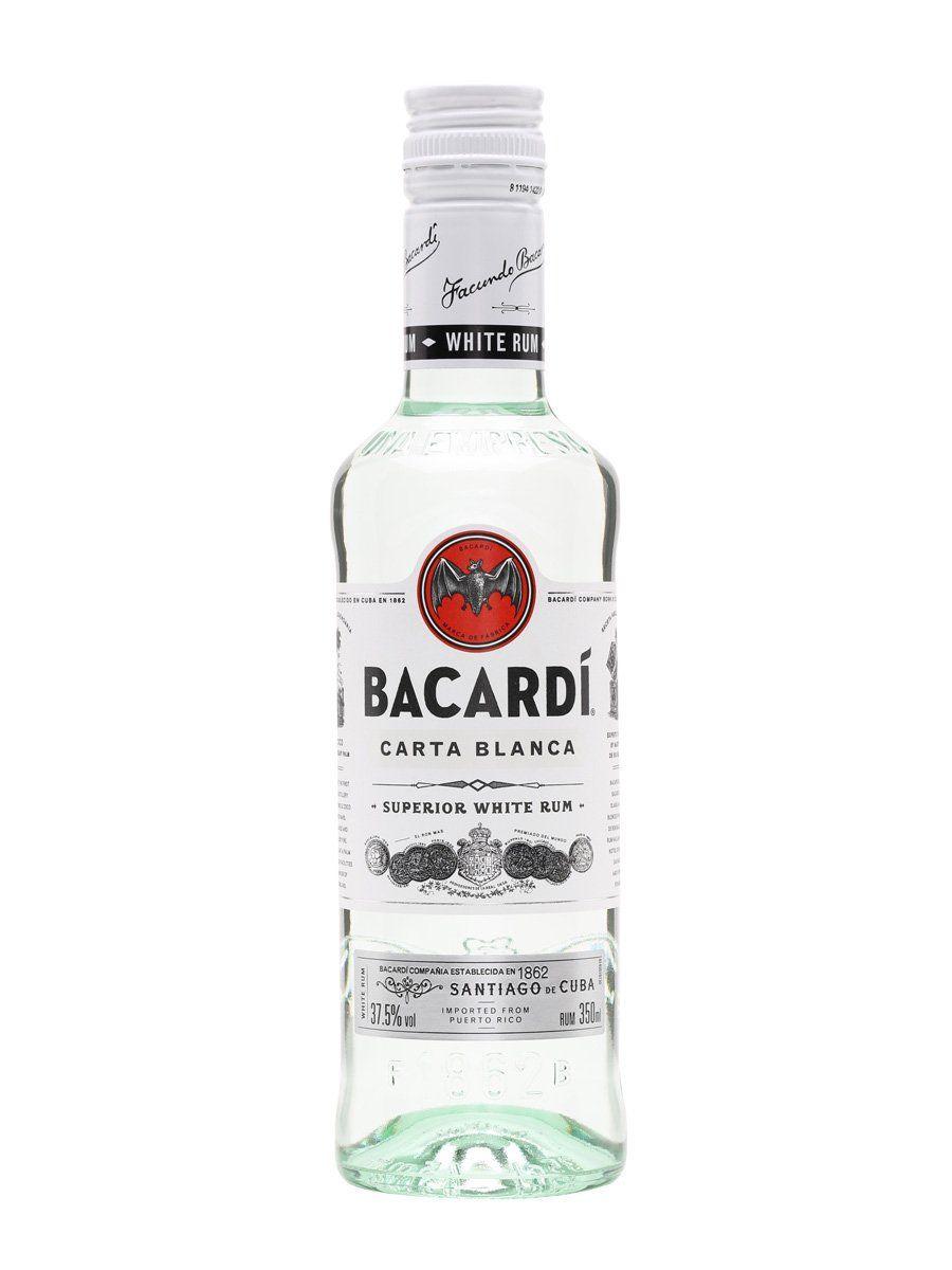 New Bacardi Bottle Logo - Bacardi Carta Blanca Bottle : The Whisky Exchange