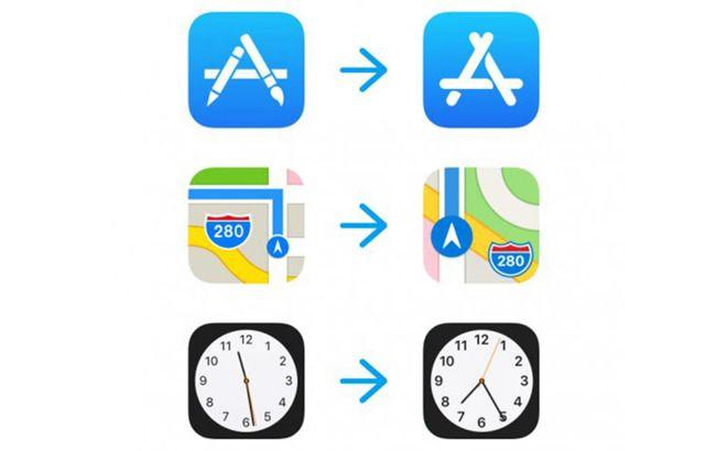 Clock App Logo - Latest iOS 11 beta contains new Maps icon featuring Apple Park