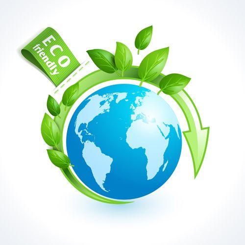 Eco-Friendly Green Logo - Eco friendly logos creative vector design Free vector