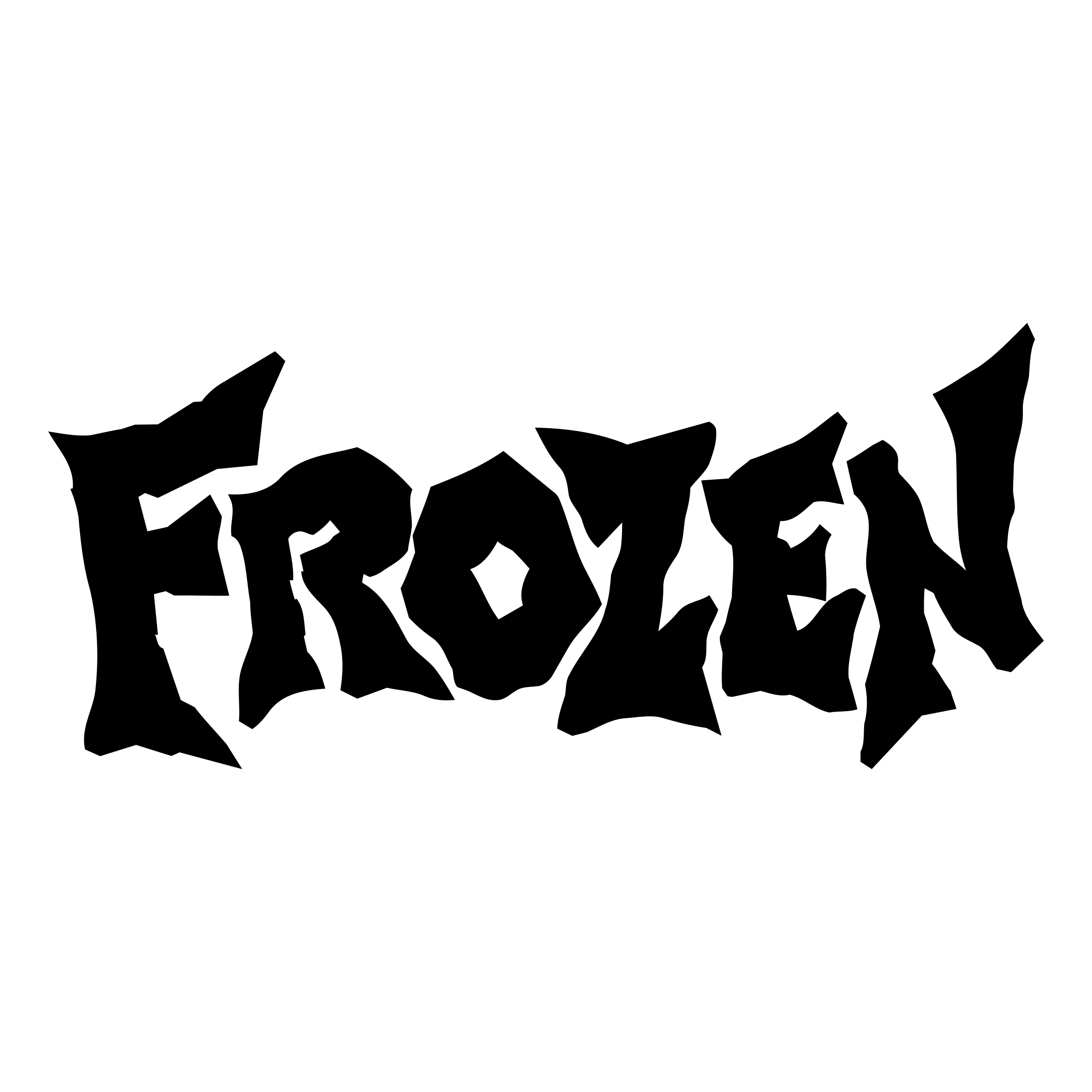 Frozen Black and White Logo - Frozen Logo Png (image in Collection)