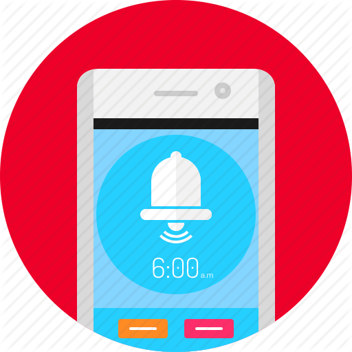 Clock App Logo - Alarm, app, clock, mobile, phone, schedule, time icon