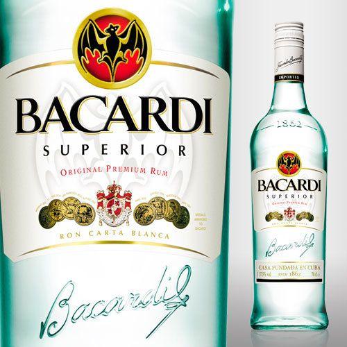 New Bacardi Bottle Logo - Bacardi Rum