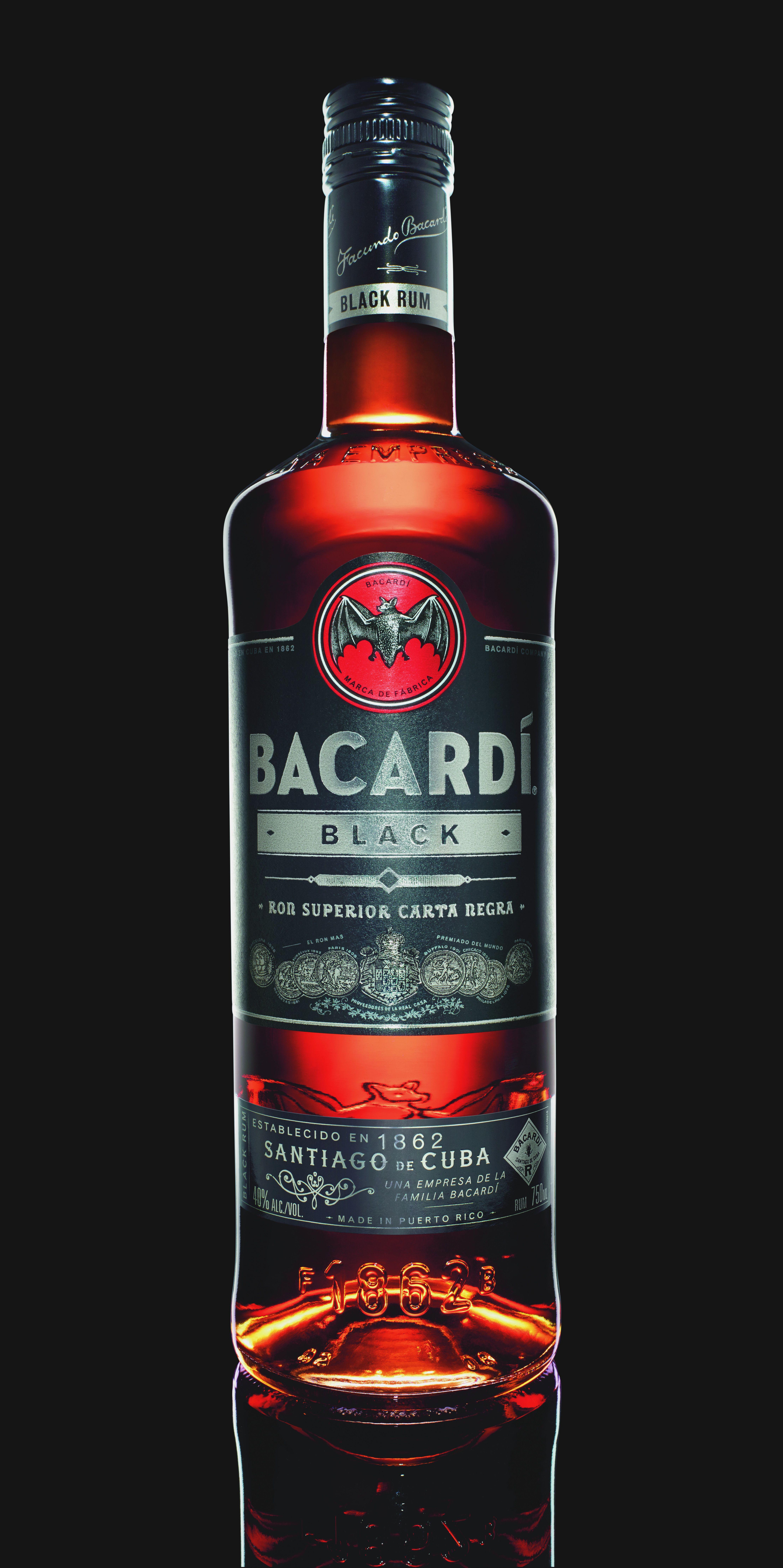 New Bacardi Bottle Logo - BACARDÍ® RUM UNVEILS NEW BOTTLE AND LABEL DESIGN FOR WORLD'S ...