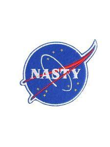 Cute Tumblr Logo - NASTY EMBROIDERED PATCH IRON ON BADGE GIFT CUTE TUMBLR KAWAII SPACE ...