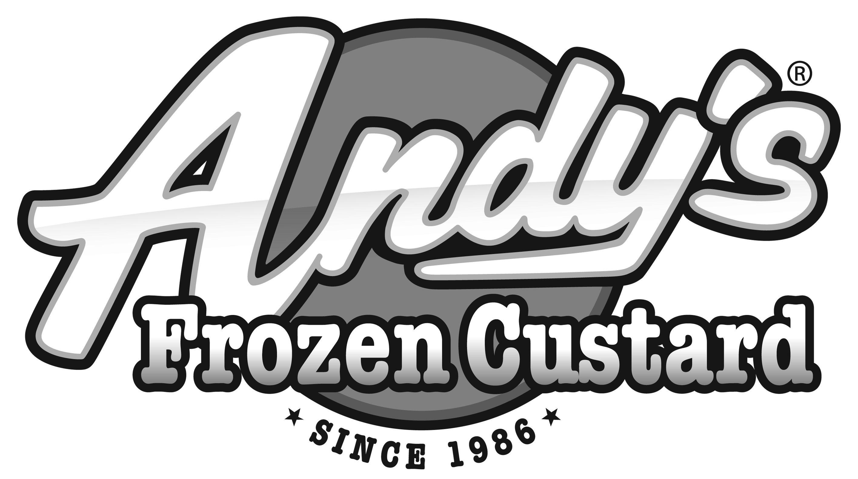 Frozen Black and White Logo - logos — Andy's Frozen Custard | Ice Cream