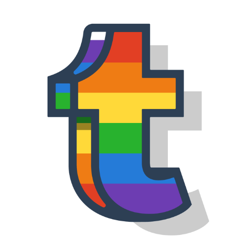 Cute Tumblr Logo - 46 Famous Rainbow Brand Logos Celebrating Marriage Equality -DesignBump