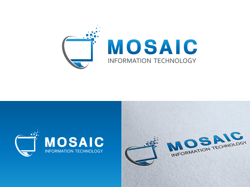 Computer Technology Logo - Mosaic Information Technology Logo Design | HiretheWorld
