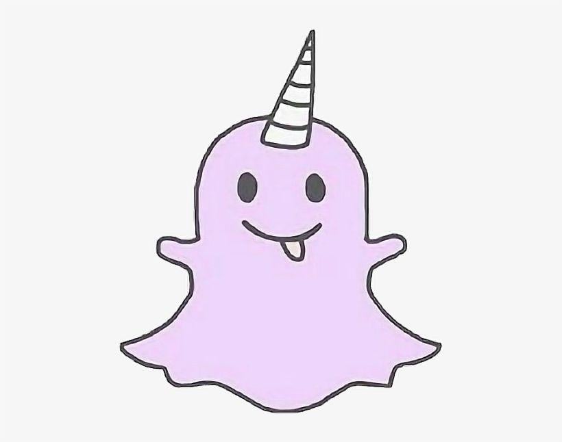 Cute Tumblr Logo - Purple Cute Kawaii Unicorn Ghost Snapchat Tongue Tumblr - Unicorn ...