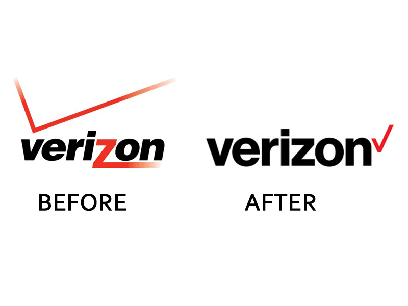 Old Verizon Logo - Osman Assem | Digital Art Monster » 20 Biggest Logo Changes of 2015