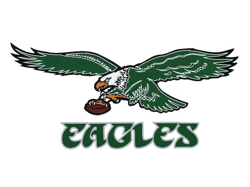 Old Eagles Logo - kelly green eagles logo to Try