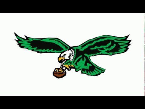 Old Eagles Logo - How to Draw Philadelphia Eagles Logo Retro Old School - YouTube