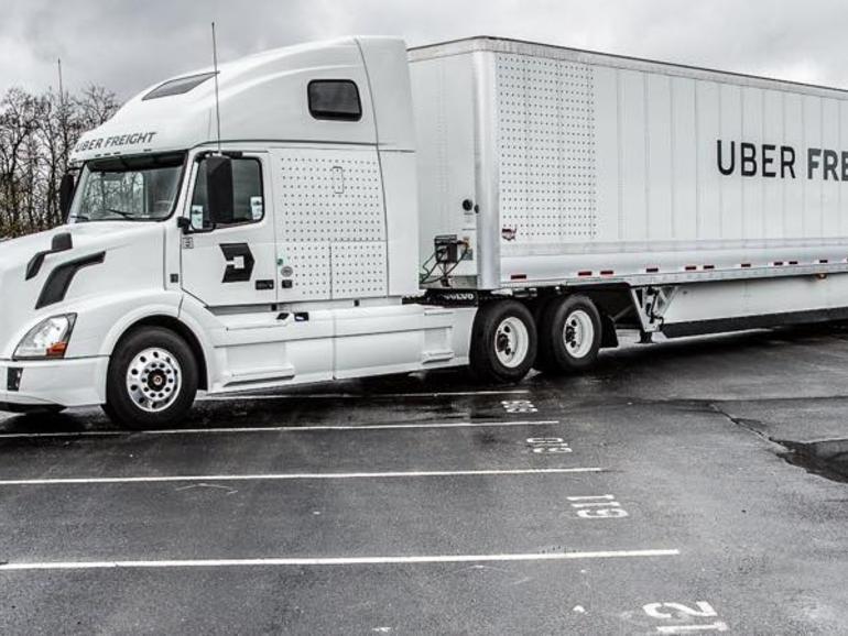 Uber Semi Truck Logo - Uber quits self-driving trucks, but the driverless semis are still ...