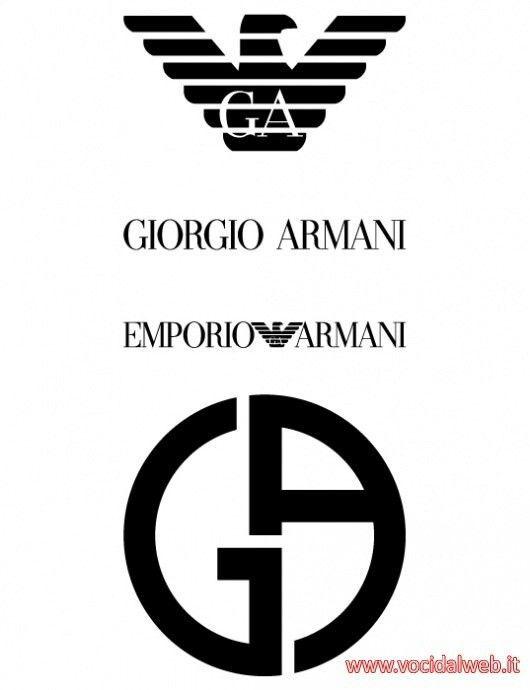 White Cross Fashion Logo - Logo giorgio and emporio armani. Black n White ¡?!. Emporio armani