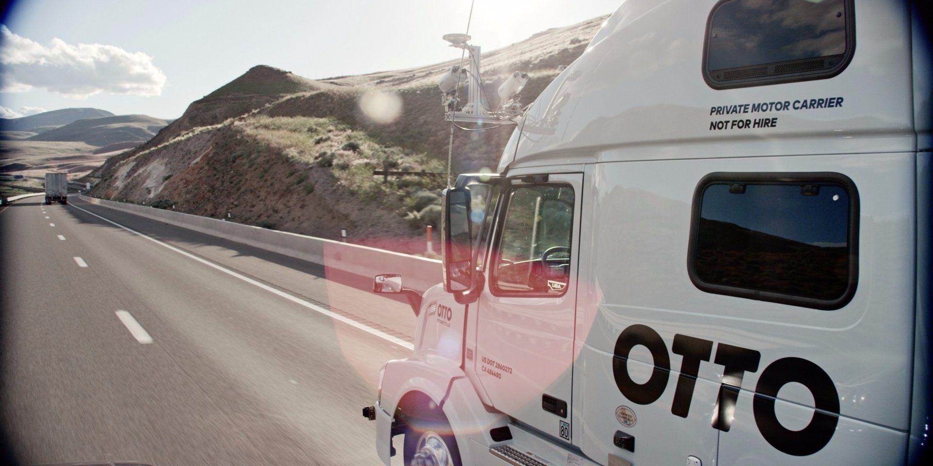 Uber Semi Truck Logo - Autonomous trucks by Tesla, Uber, Google will change trucking