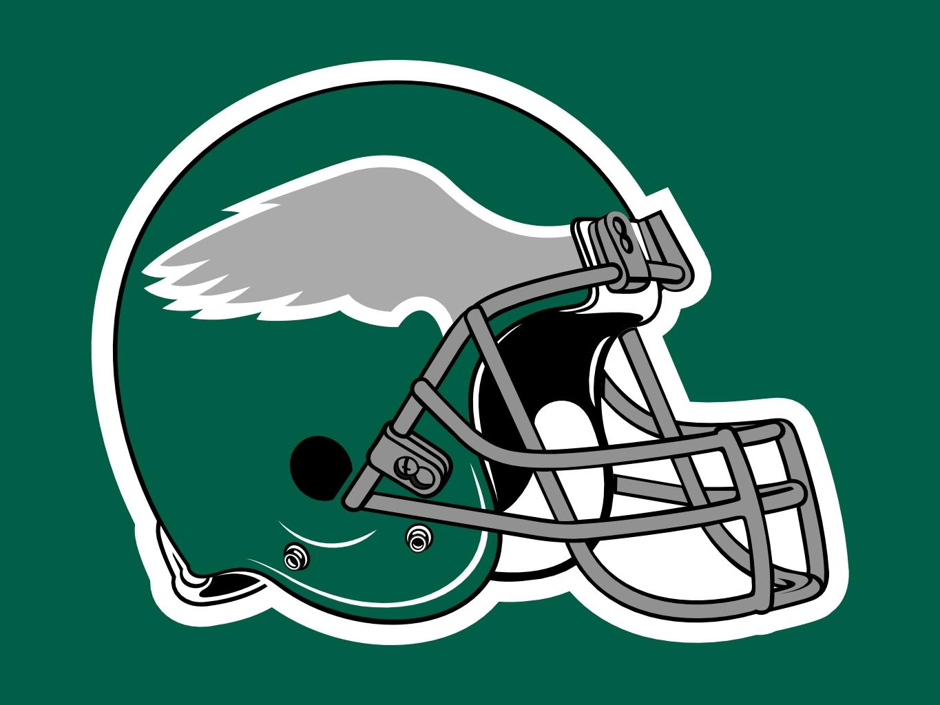Old Eagles Logo - Philadelphia Eagles Helmet Logo