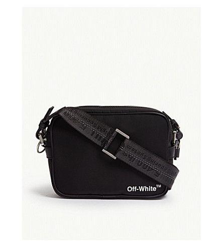 White Cross Fashion Logo - OFF WHITE C O VIRGIL ABLOH Nylon Cross Body Bag