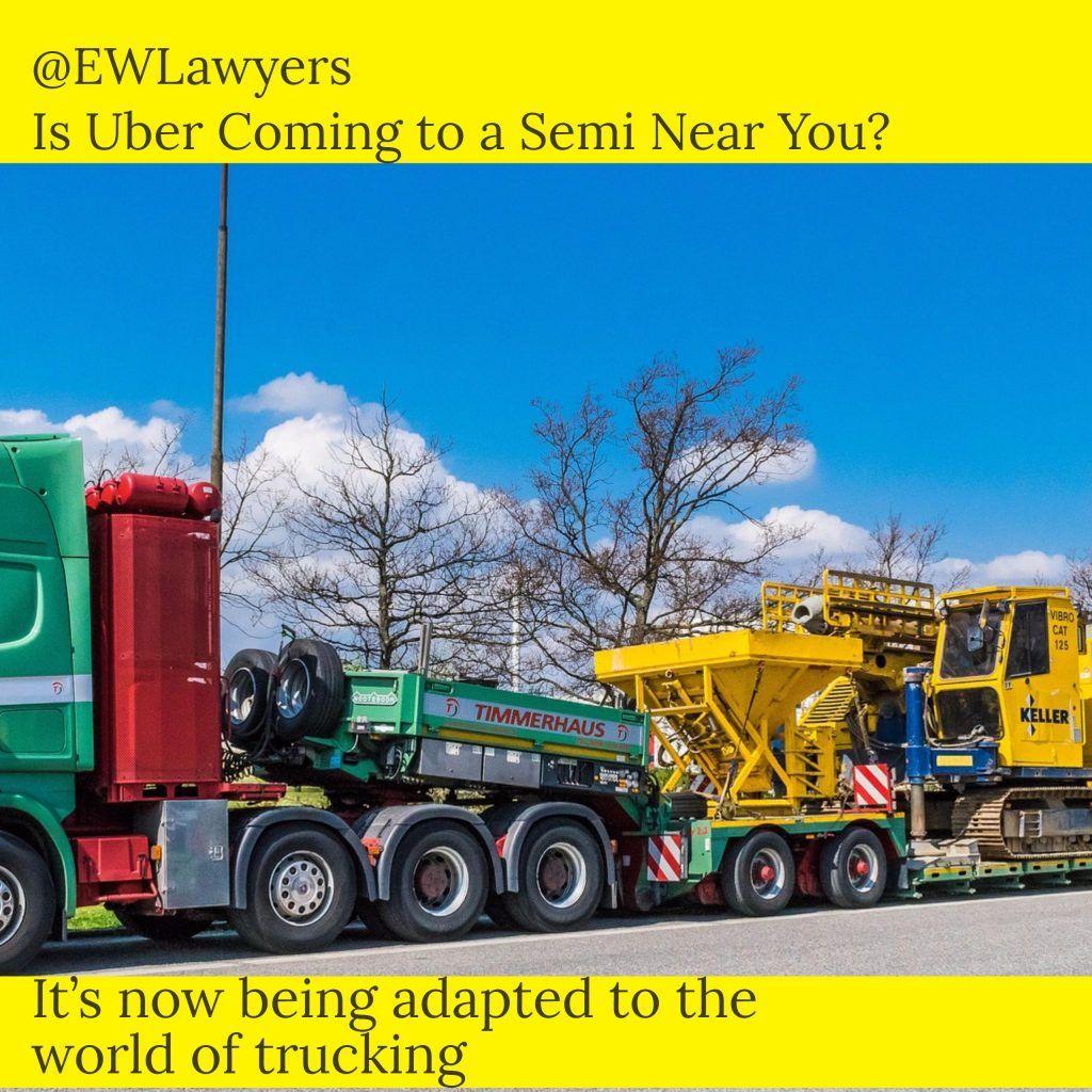 Uber Semi Truck Logo - Atlanta Truck Accident Lawyer Discusses: Is Uber Coming To A Semi