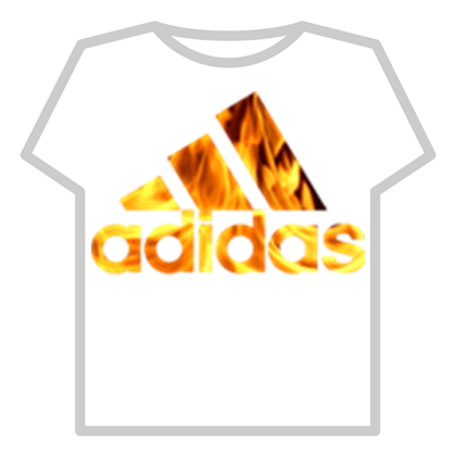 Roblox Orange Logo - Adidas Logo Fire [Transparent] - Roblox