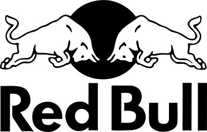 Black and Red Bull Logo - Amazon.com: Redbull Logo (Black): Automotive