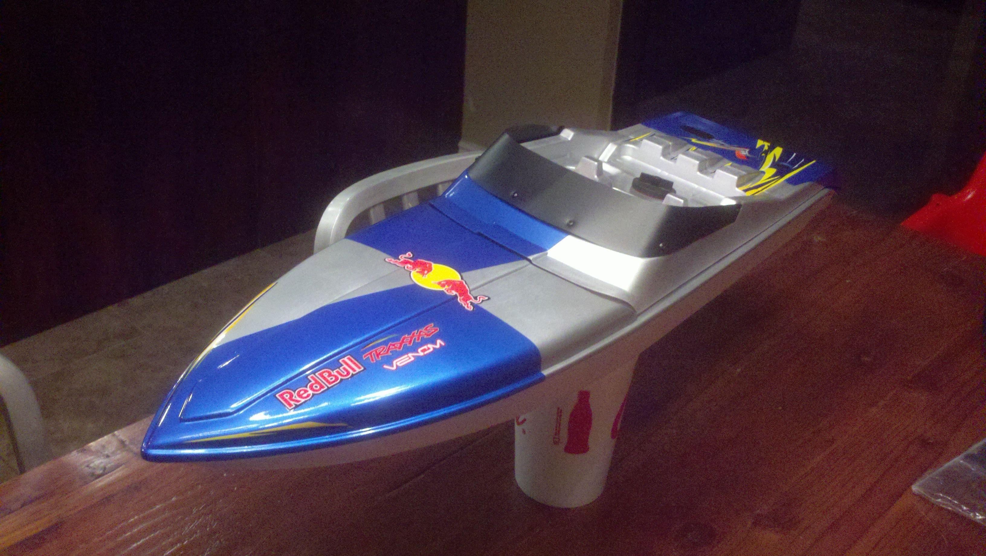 Toy Boat Red Bull Logo - RedBull RC boat. RC's. Boat, Radio control