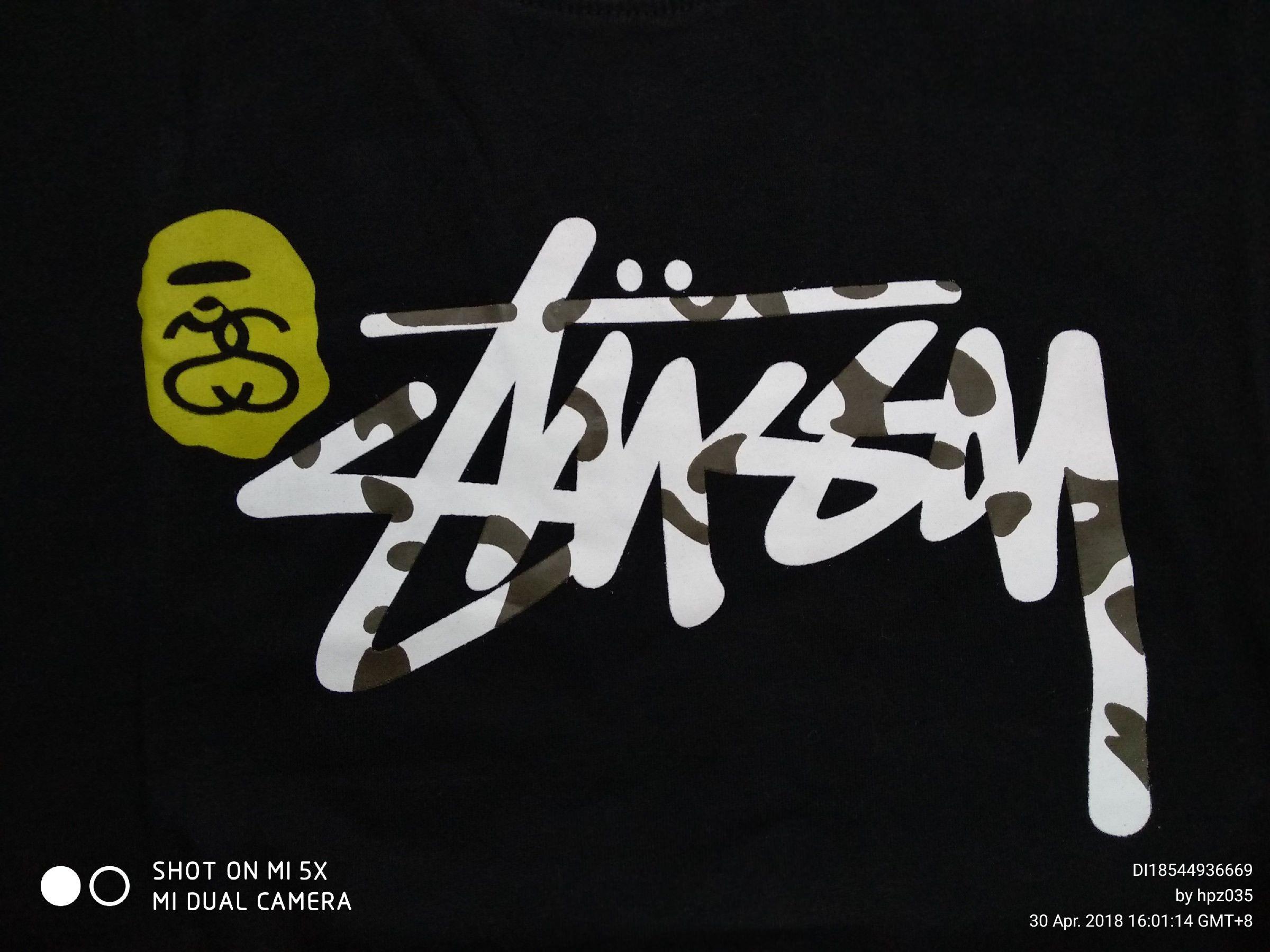 Stussy BAPE Logo - Stussy x Bape T-Shirt- [DEAD] - Rep Archive