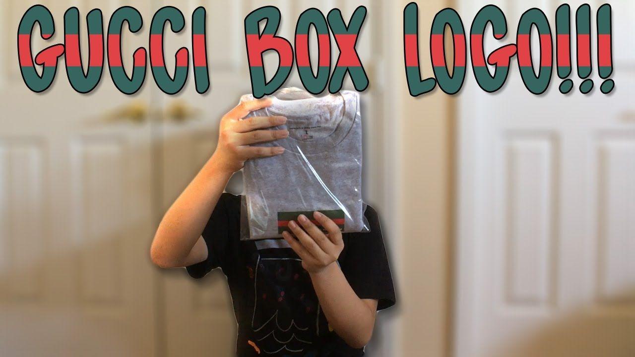 Gucci Supreme Box Logo - GUCCI BOX LOGO UNBOXING!!! FAKE SUPREME??? - YouTube