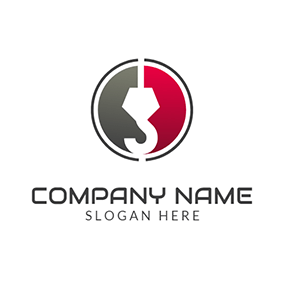 Crane Red Logo - Free Crane Logo Designs. DesignEvo Logo Maker